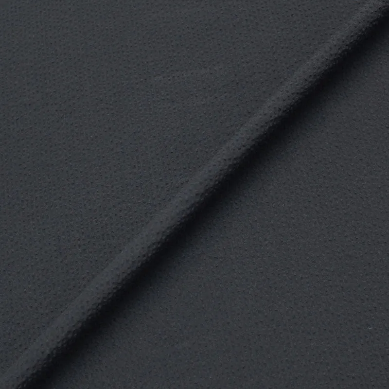 170CM REMNANT Dressmaking Cotton Mini Seersucker - Black