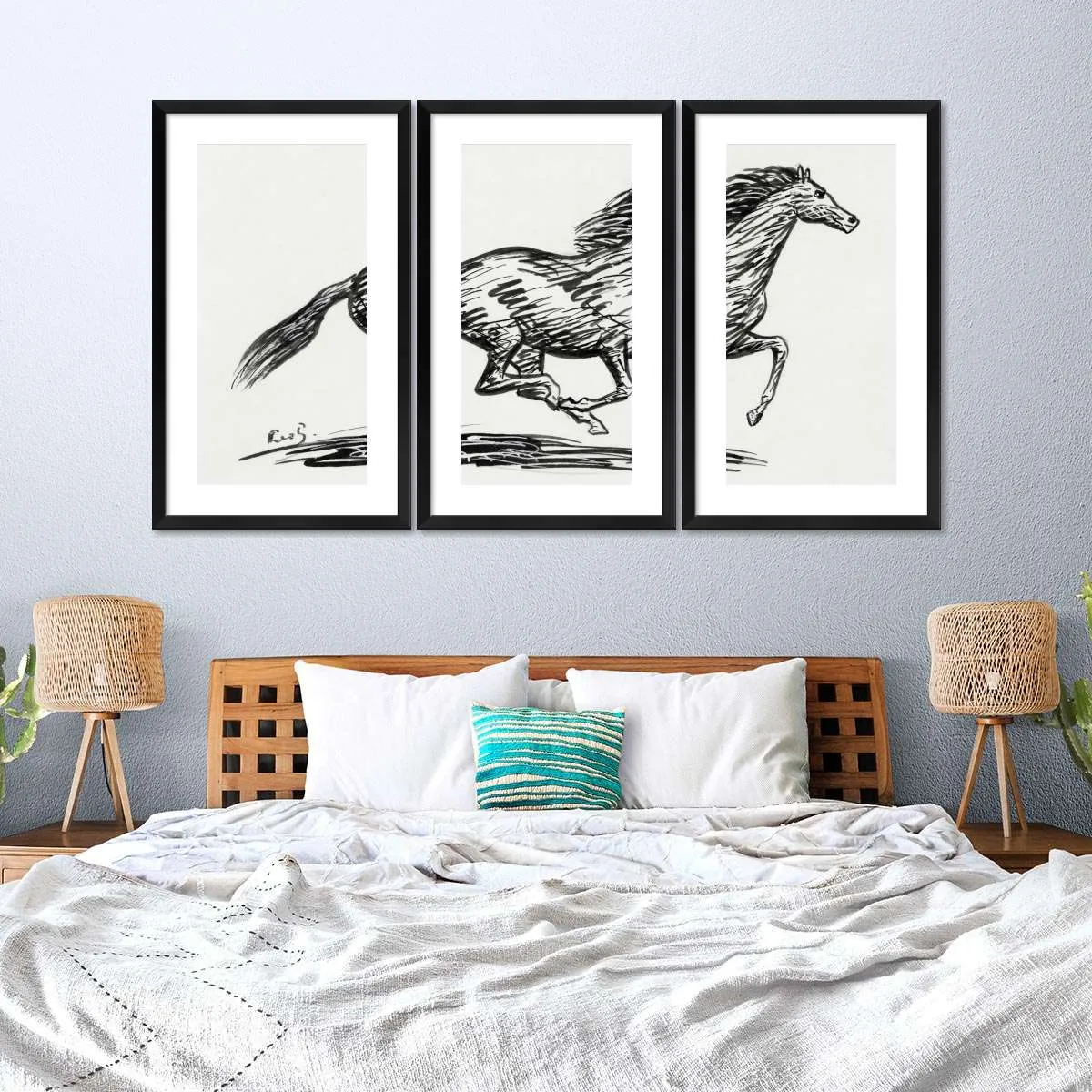 A Galloping Horse Wall Art