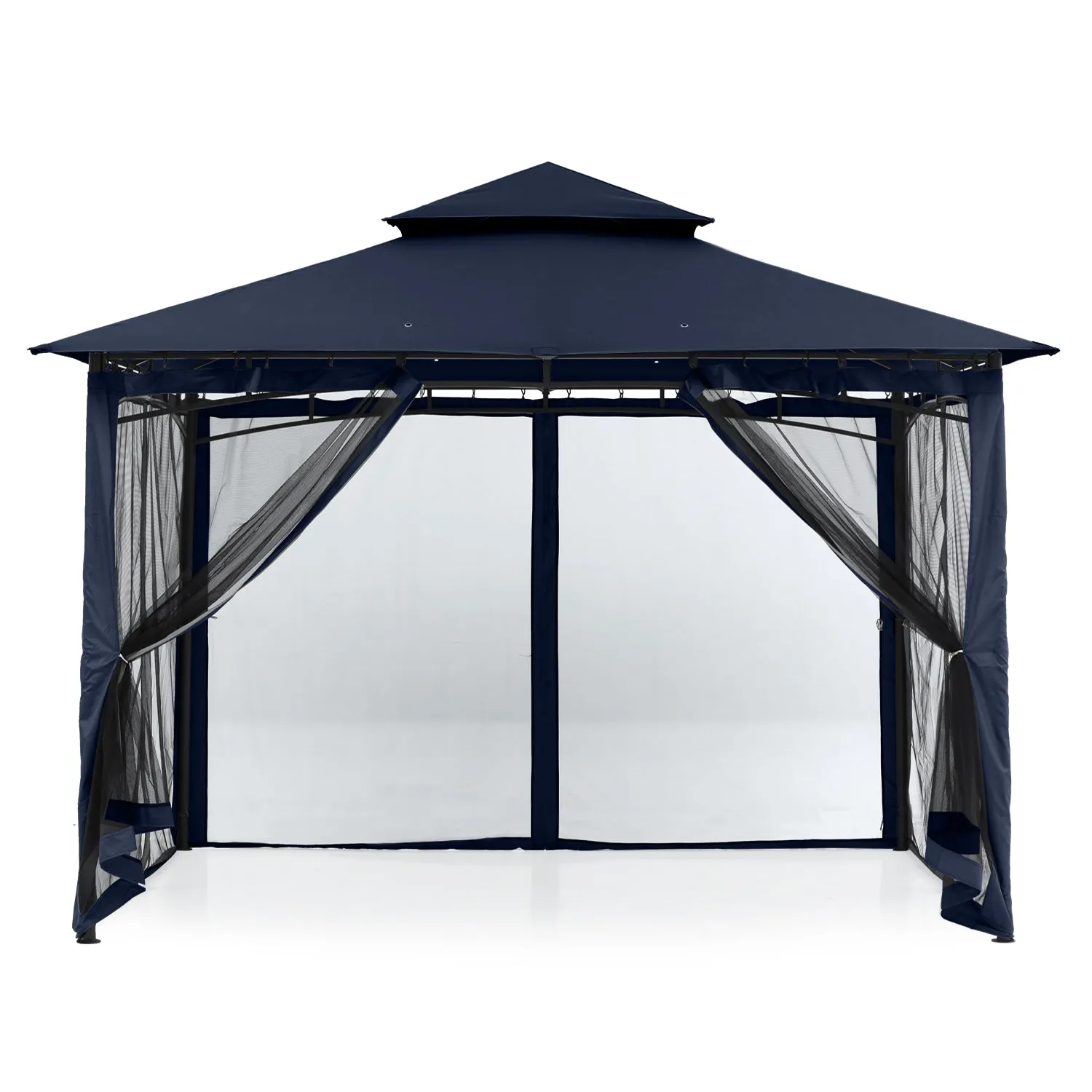 ABCCANOPY Outdoor Sturdy Patio Gazebo 9x9/11x11/10x12 With Mosquito Netting