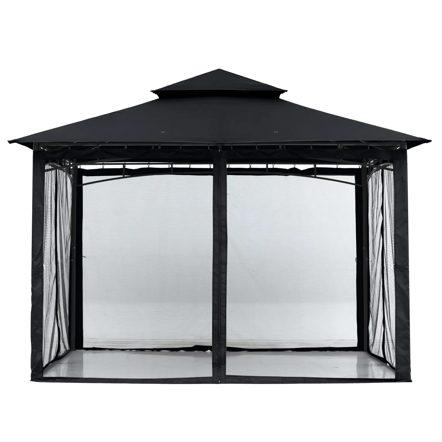 ABCCANOPY Outdoor Sturdy Patio Gazebo 9x9/11x11/10x12 With Mosquito Netting