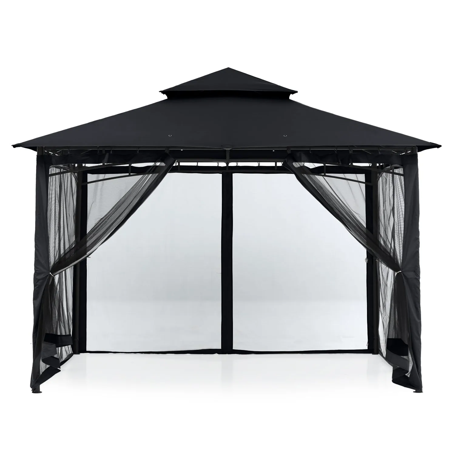 ABCCANOPY Outdoor Sturdy Patio Gazebo 9x9/11x11/10x12 With Mosquito Netting