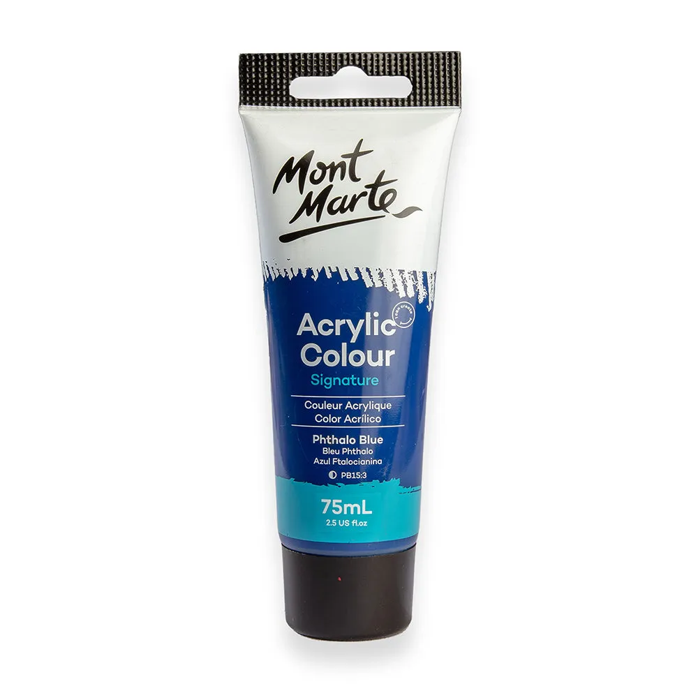 Acrylic Colour Paint Signature 75ml (2.5 US fl.oz) - Phthalo Blue