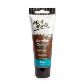 Acrylic Colour Paint Signature 75ml (2.5 US fl.oz) Tube - Burnt Umber