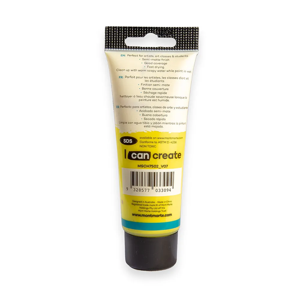 Acrylic Colour Paint Signature 75ml (2.5 US fl.oz) Tube - Lemon Yellow