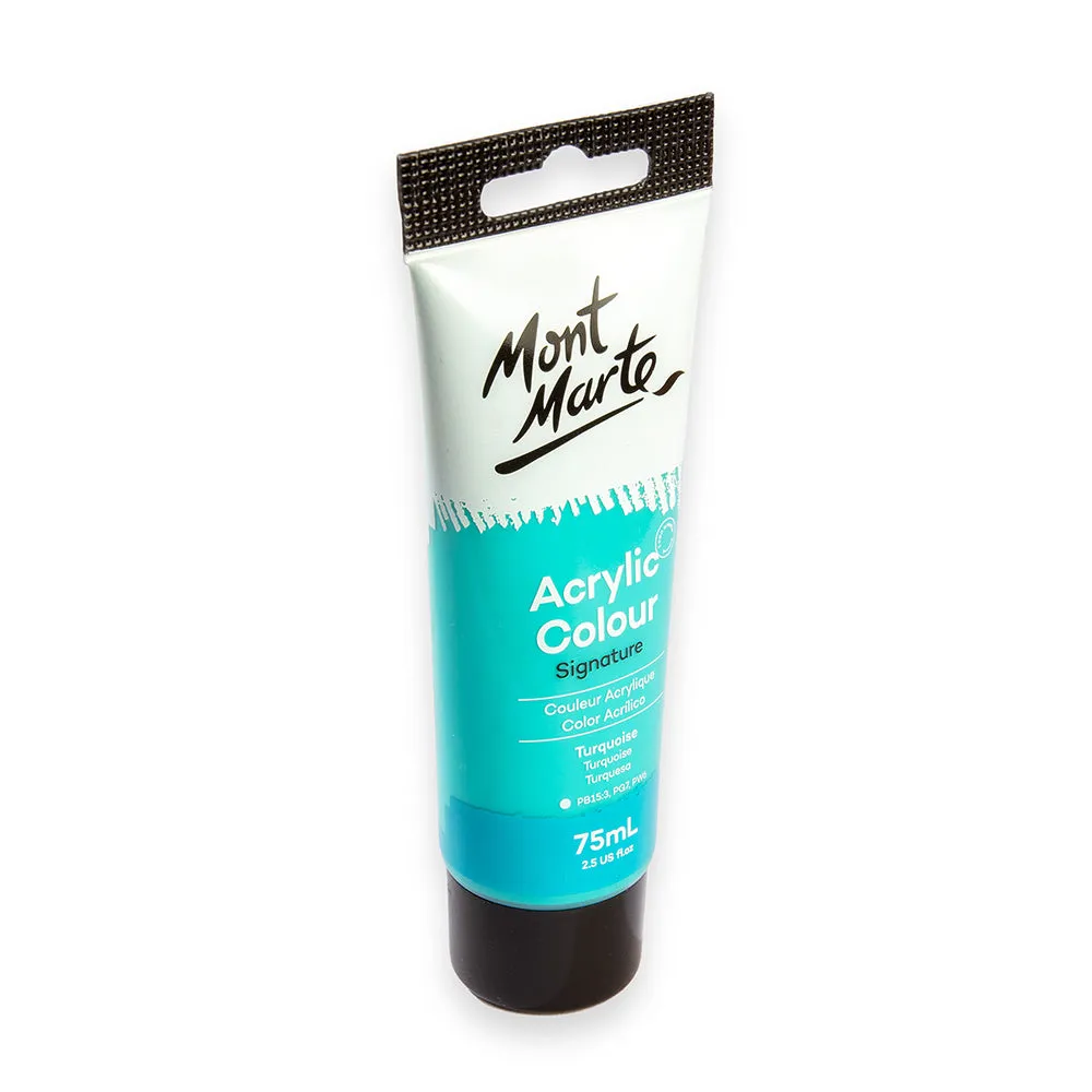 Acrylic Colour Paint Signature 75ml (2.5 US fl.oz) Tube - Turquoise