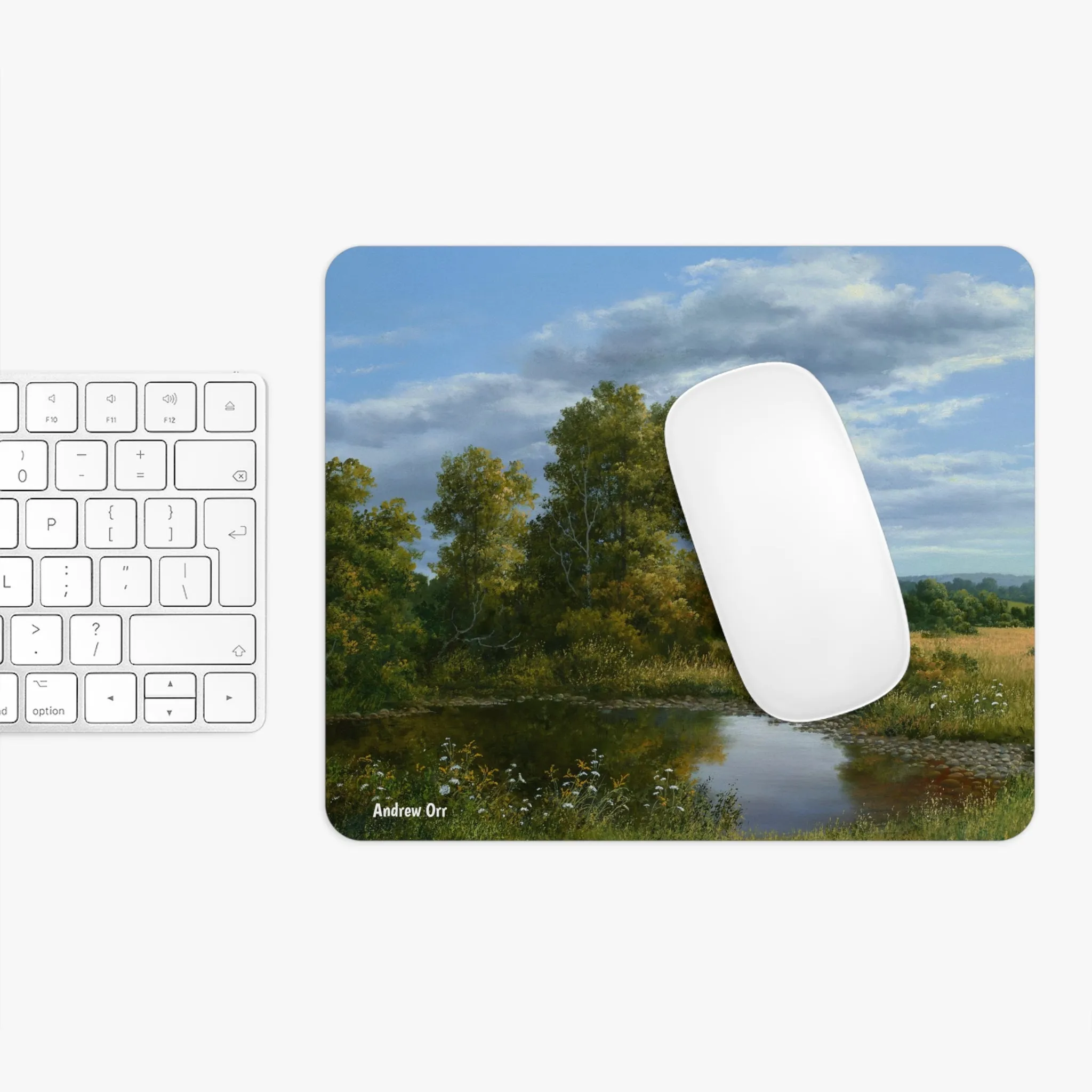 Andrew Orr: "The Pond in Late Summer" – Mouse Pad