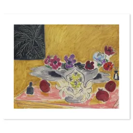 Anemones And Grenades, By Henri Matisse