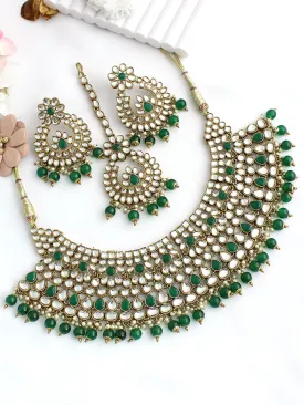 Aparna Necklace Set (White)