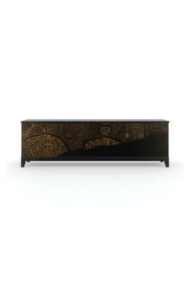 Art Printed Wooden Sideboard | Caracole Mosaic