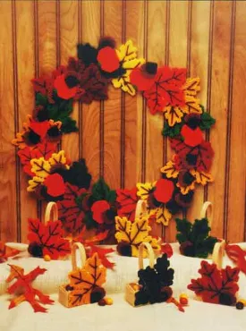 Autumn Leaf Baskets Pattern