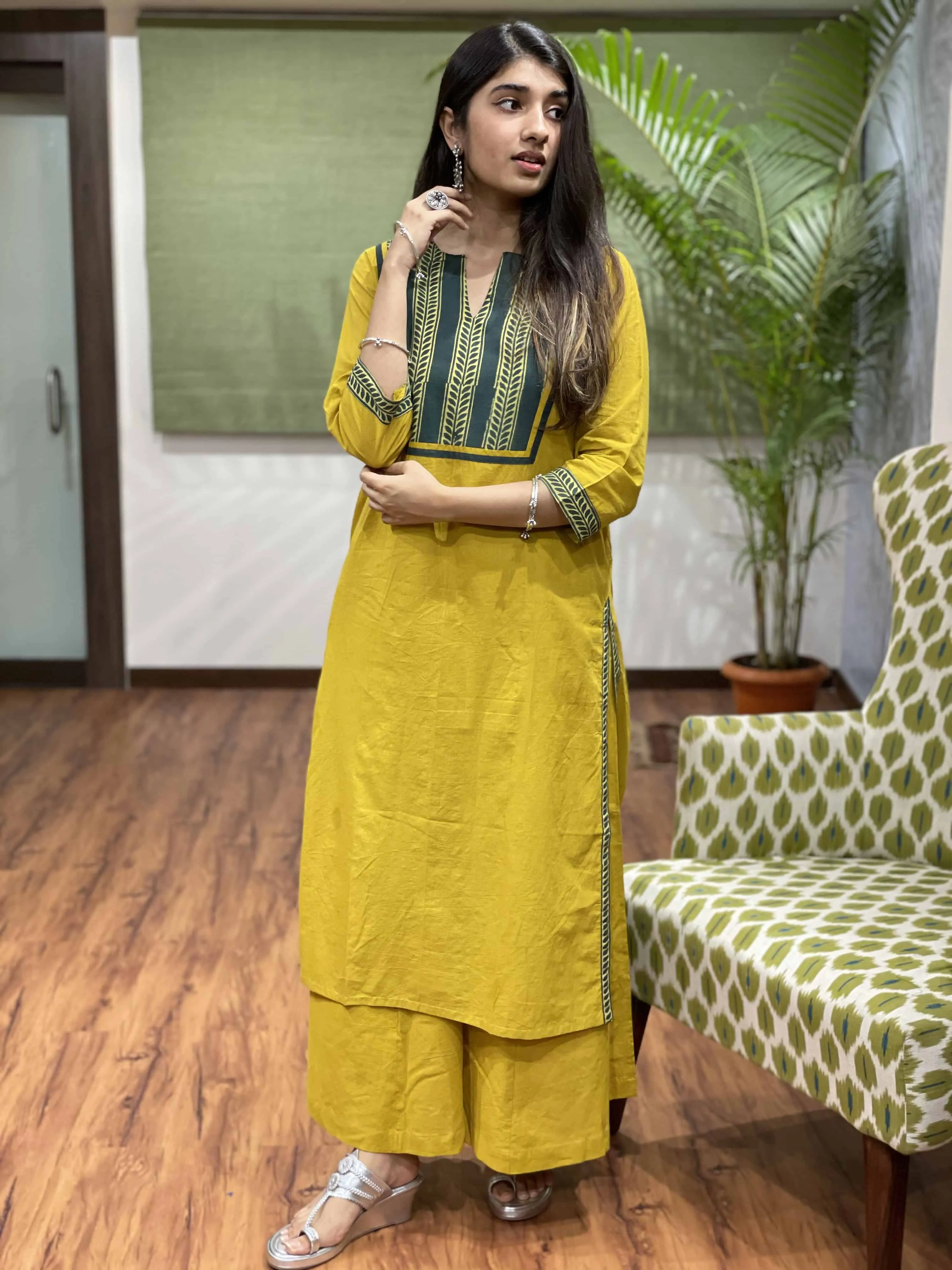 Baani Mustard Kurta