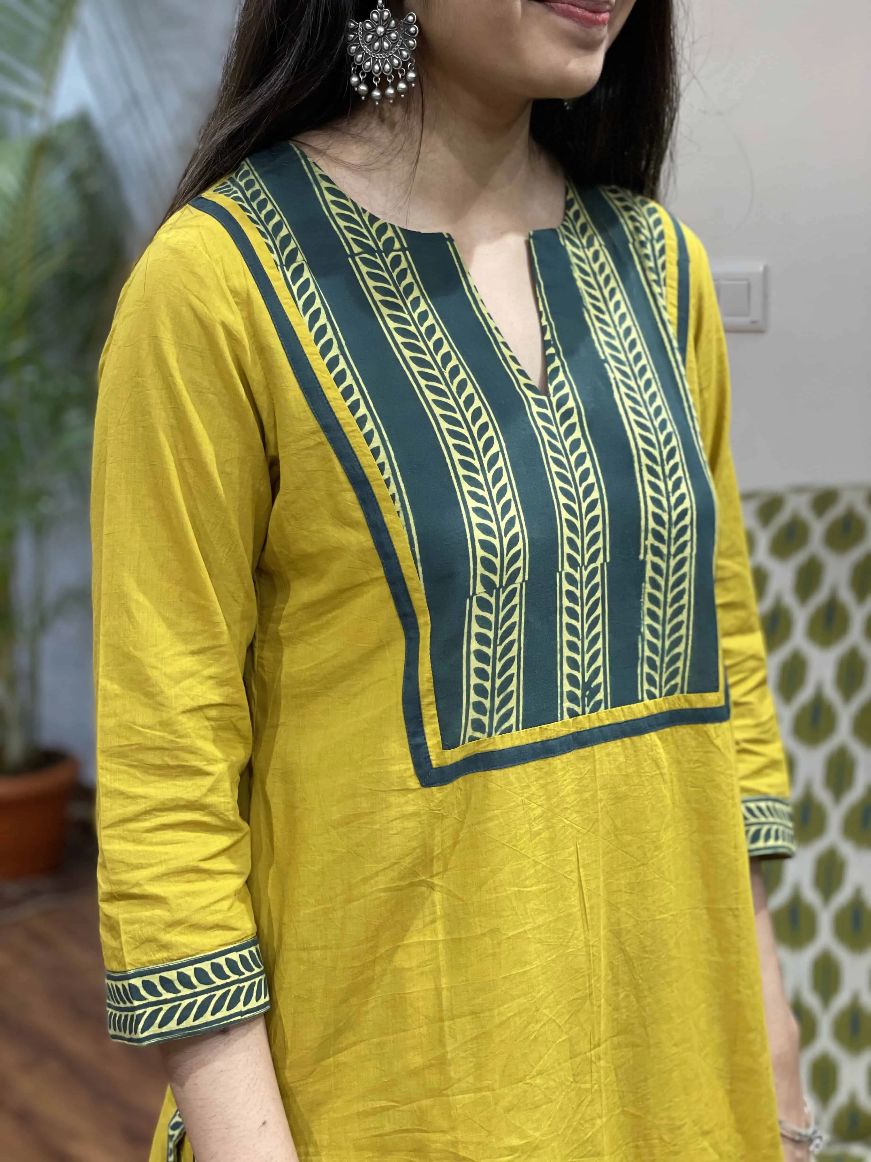 Baani Mustard Kurta