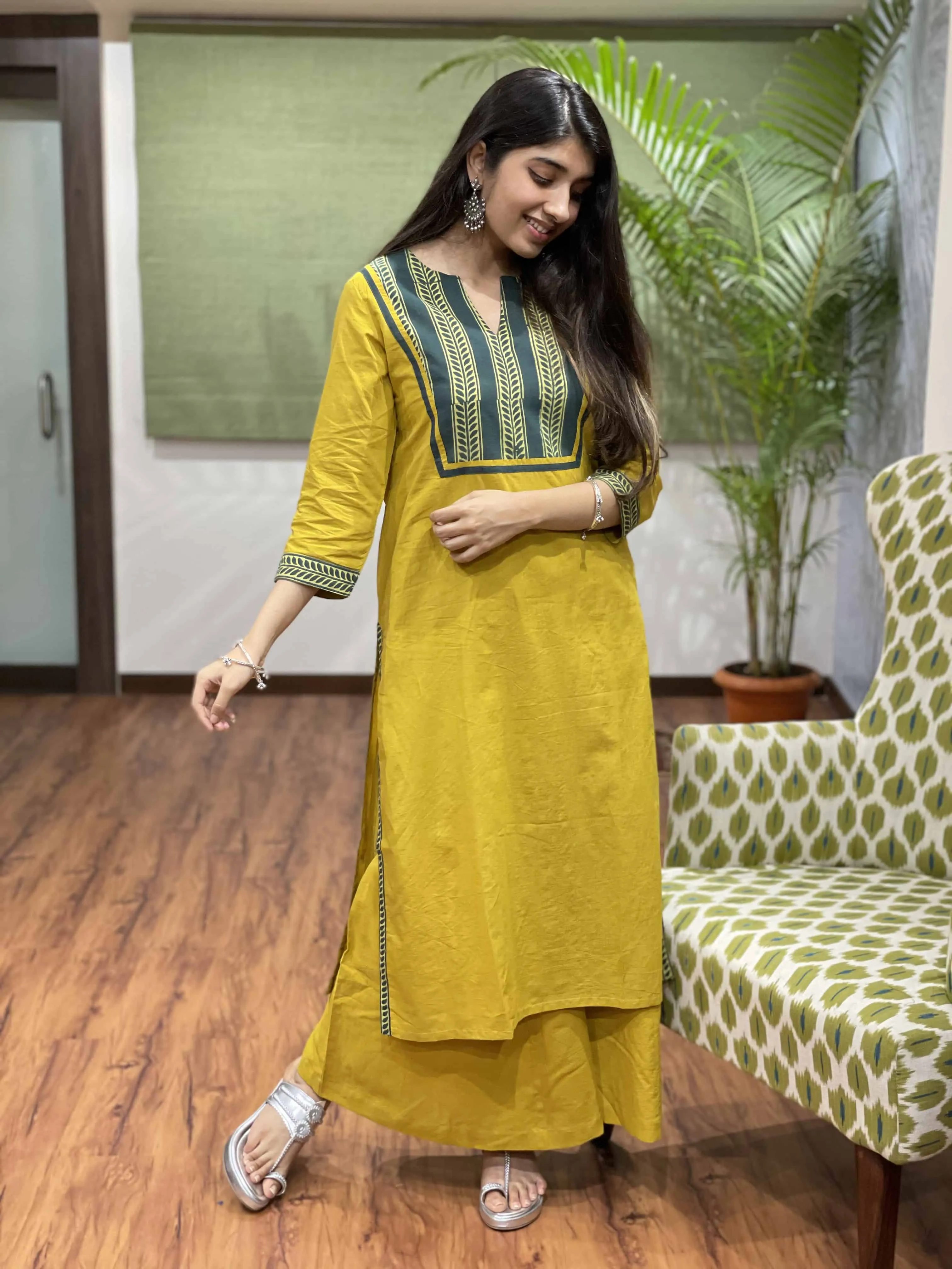 Baani Mustard Kurta