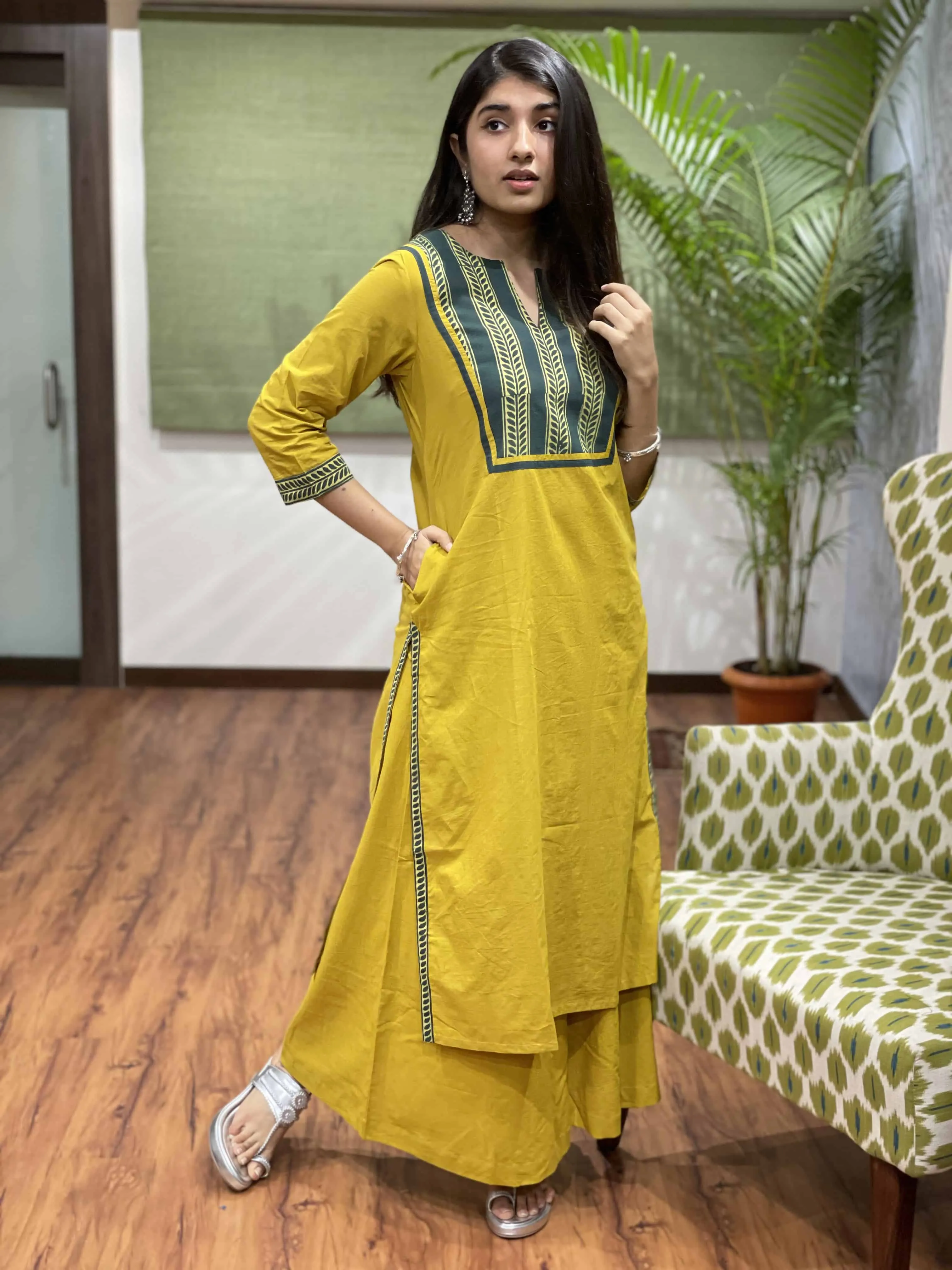 Baani Mustard Kurta