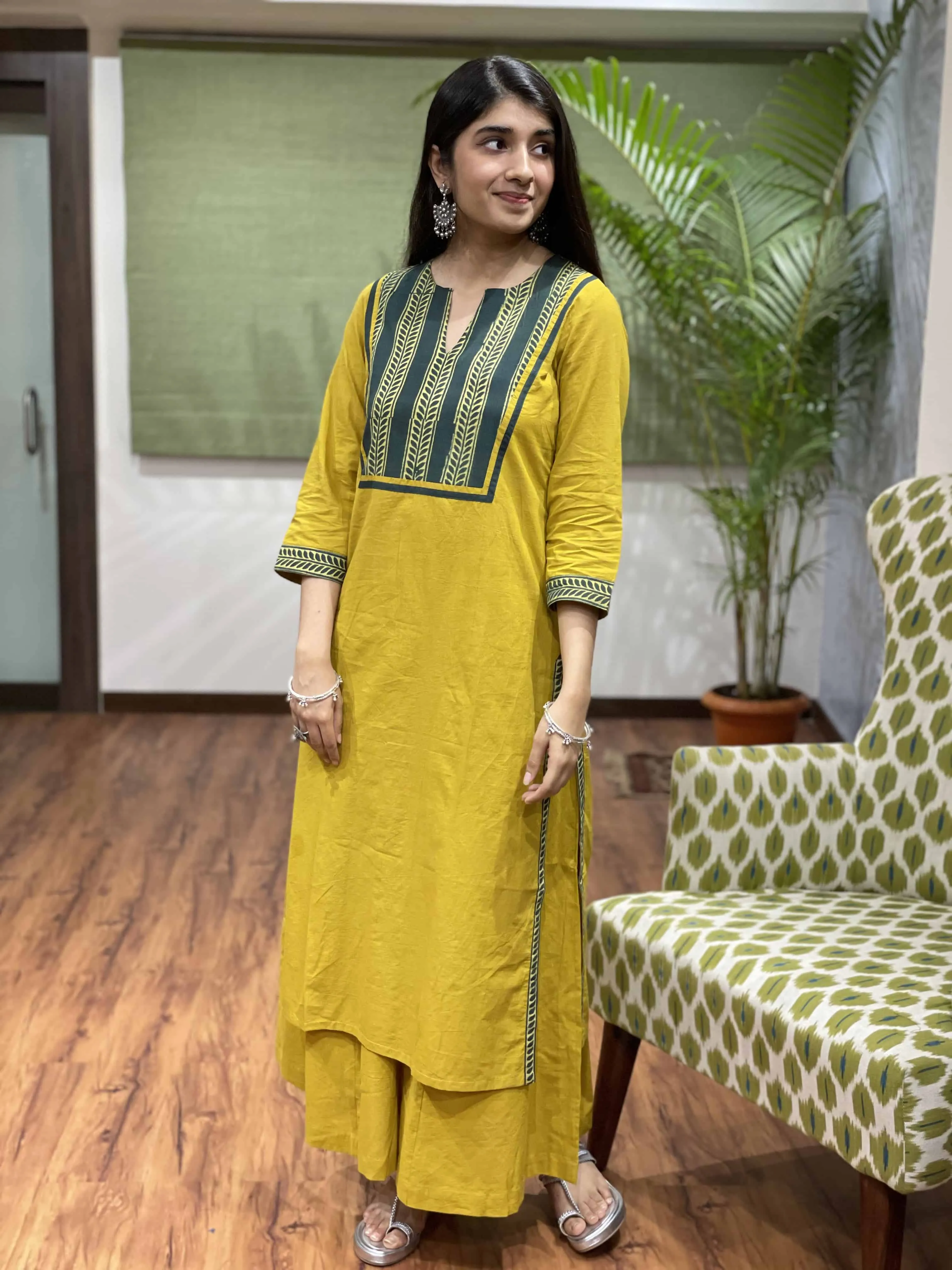 Baani Mustard Kurta