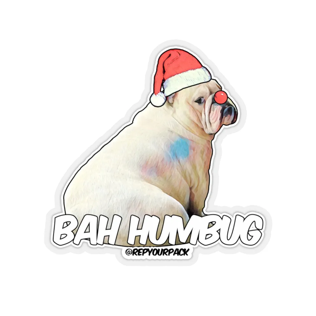 Bah Humbug Peaches Kiss-Cut Stickers