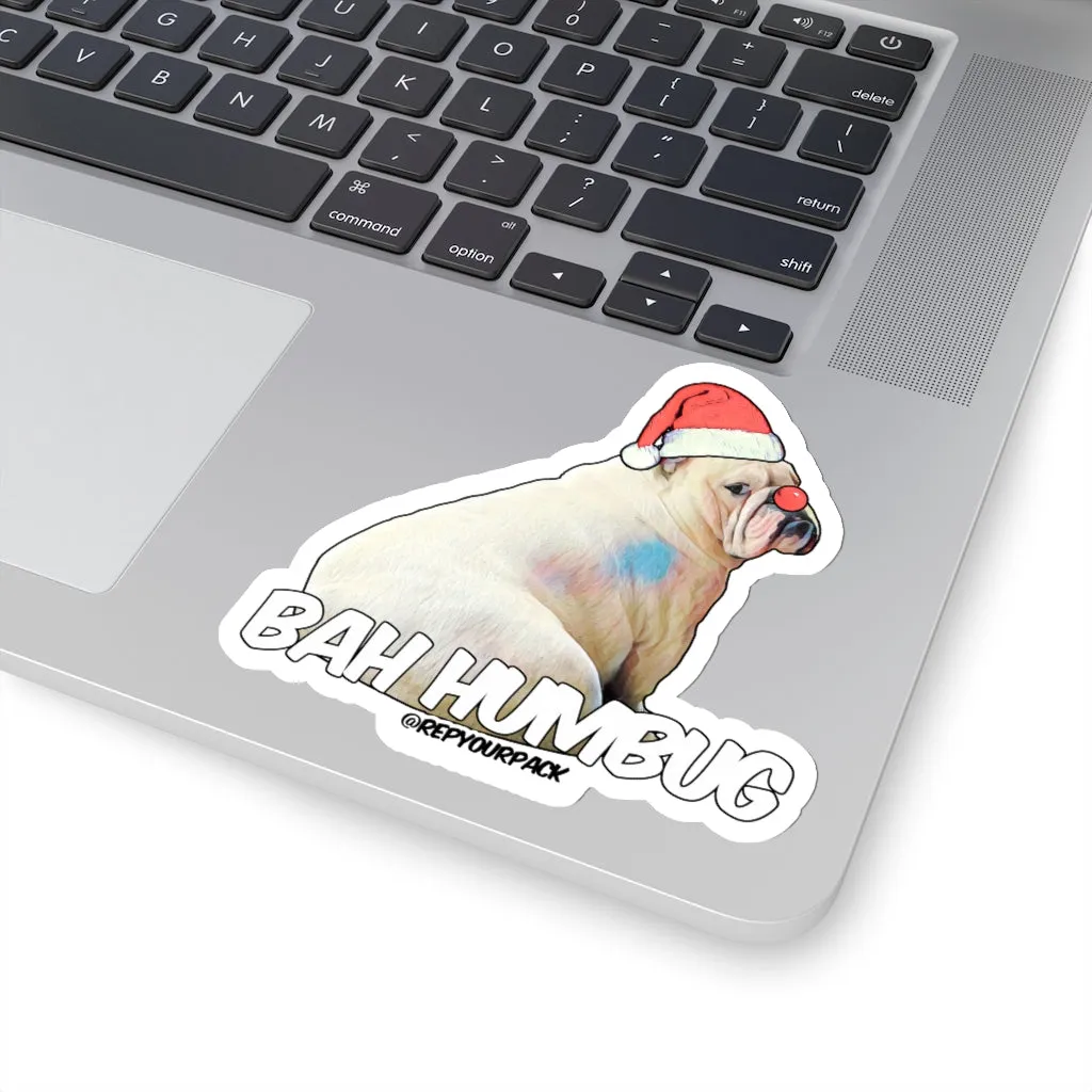 Bah Humbug Peaches Kiss-Cut Stickers