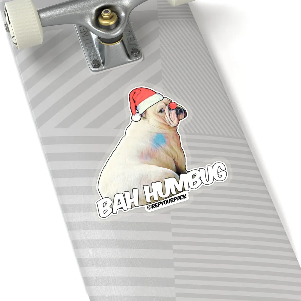 Bah Humbug Peaches Kiss-Cut Stickers