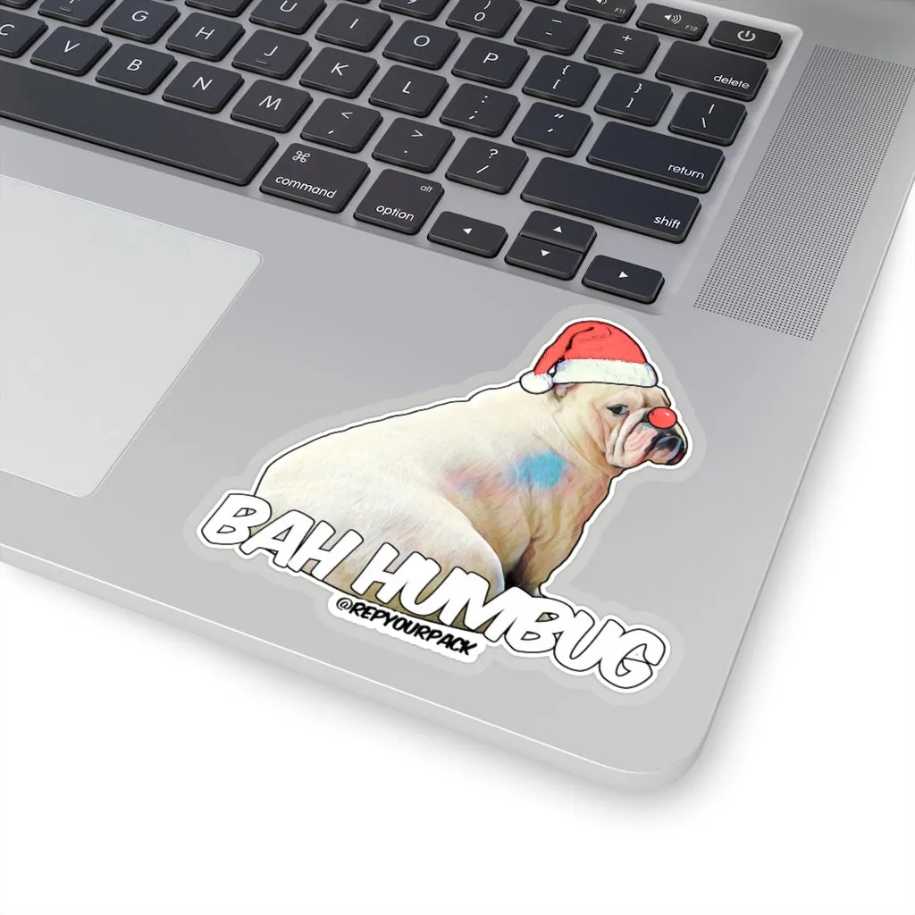 Bah Humbug Peaches Kiss-Cut Stickers