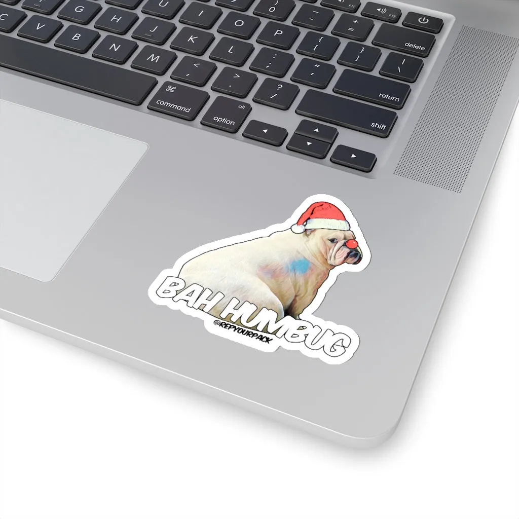 Bah Humbug Peaches Kiss-Cut Stickers