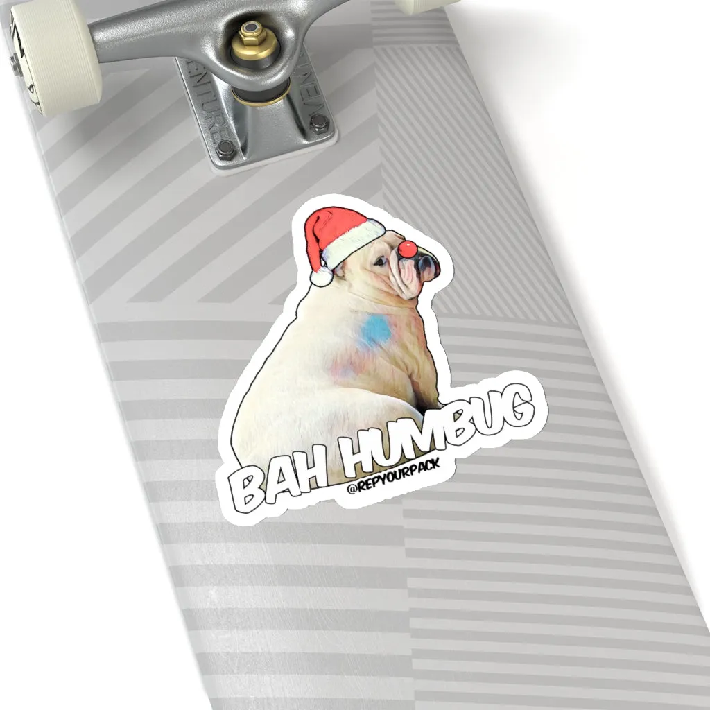 Bah Humbug Peaches Kiss-Cut Stickers