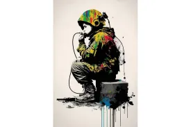 Banksy Astronaut