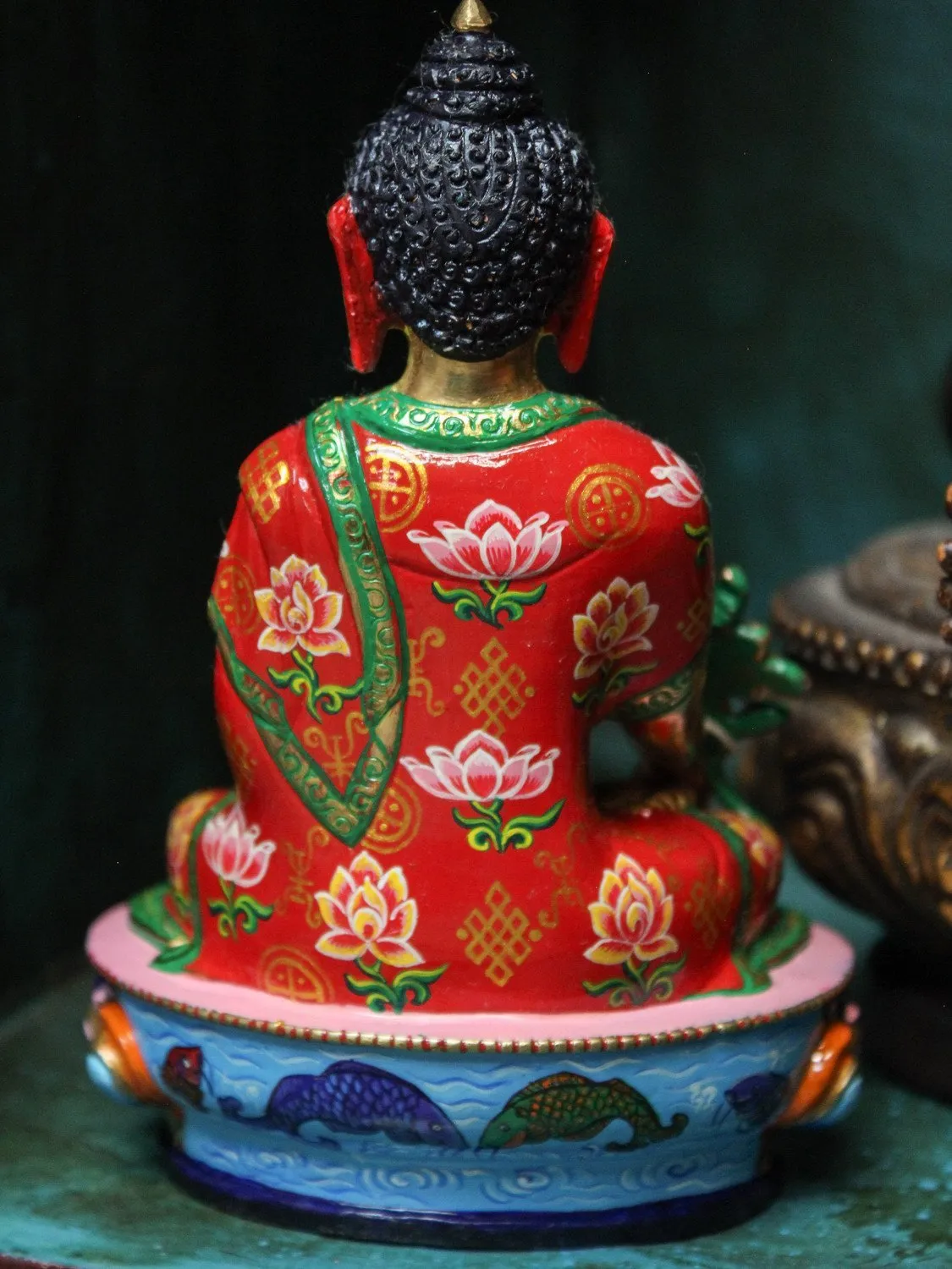 Beautiful Hand Painted Medicine Buddha Statue