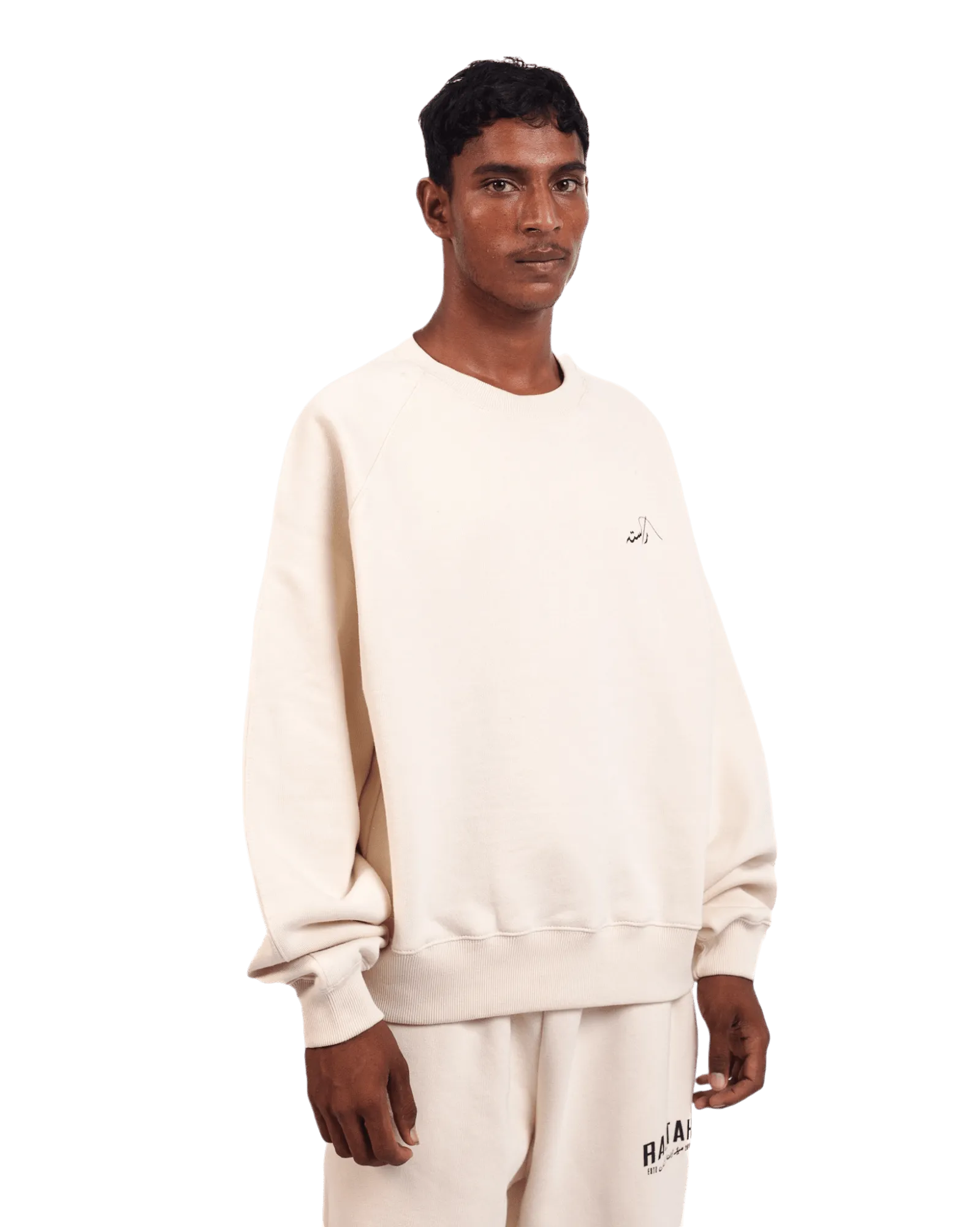 BEIGE LOGO SWEATSHIRT (v2)