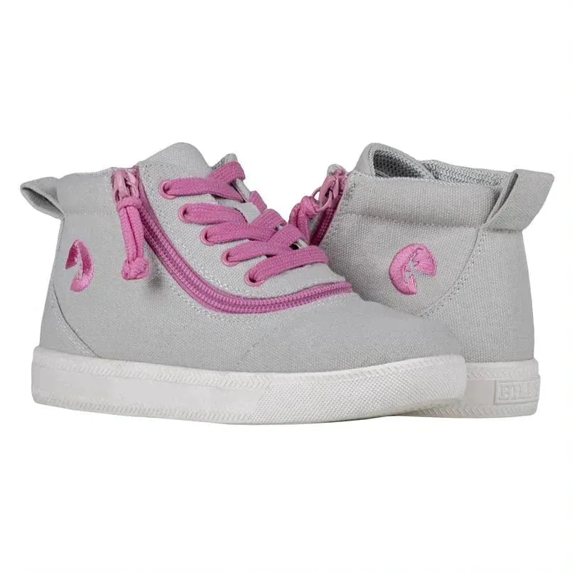 Billy Footwear (Kids) Extra Wide Fit - High Top Canvas Shoes