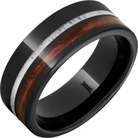 Black Ceramic Wedding Band