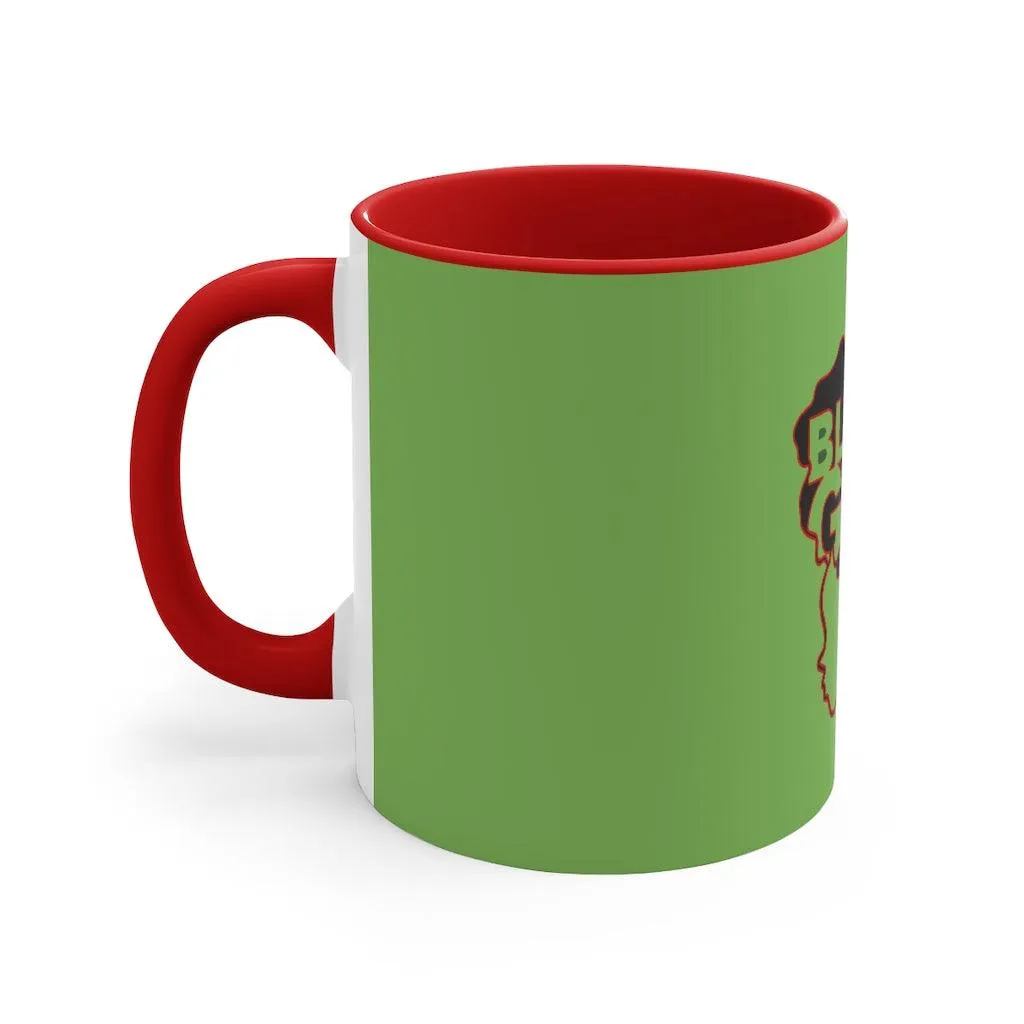 Black Girl Fly 11oz Accent Mug (Green)