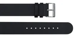 Black Leather Strap - For Botanist Watches