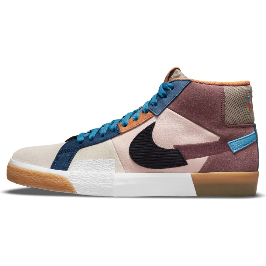 Blazer Mid Premium (Dark Wine/Black-Pink Oxford-Cashmere)