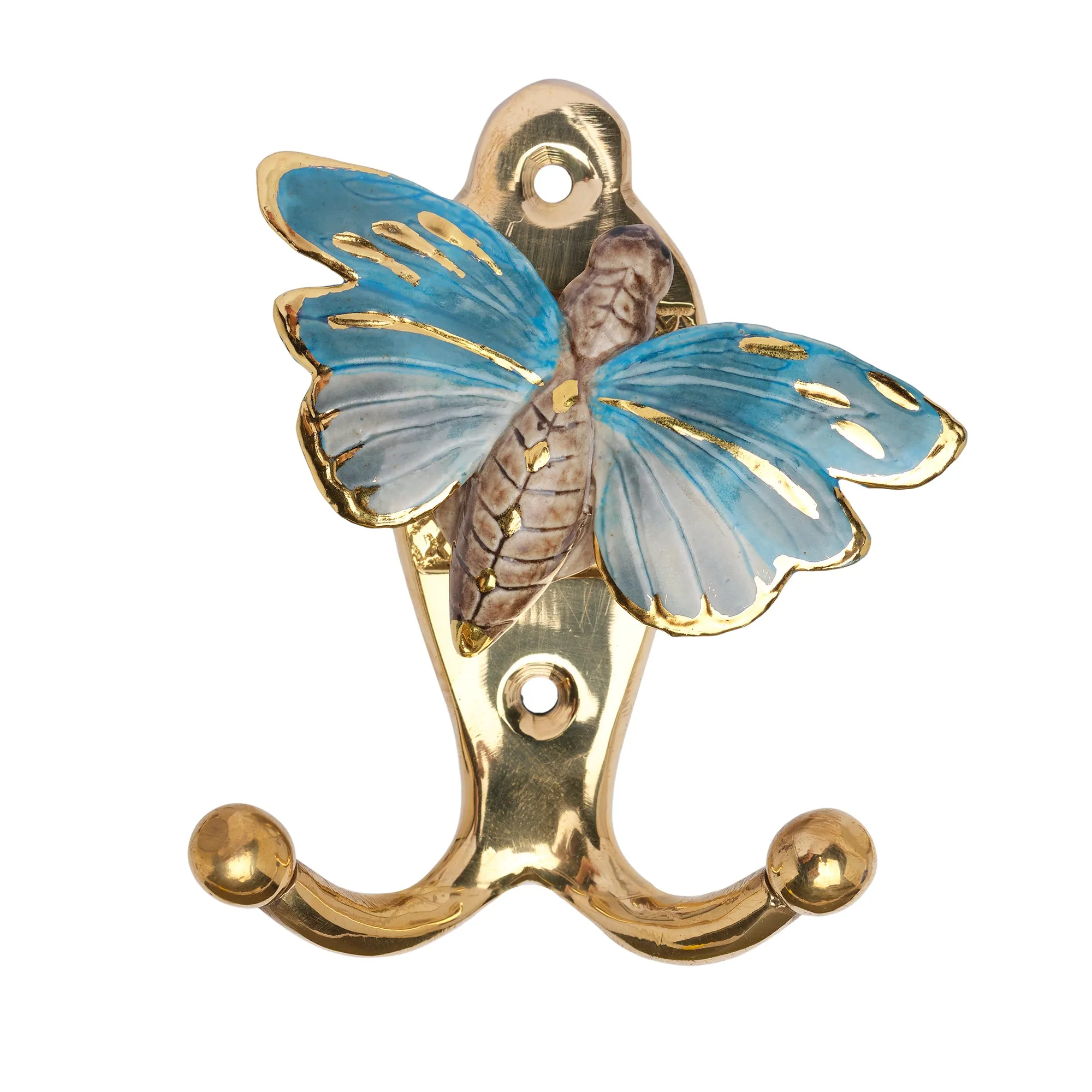 Blue & Gold Dragonfly Hook