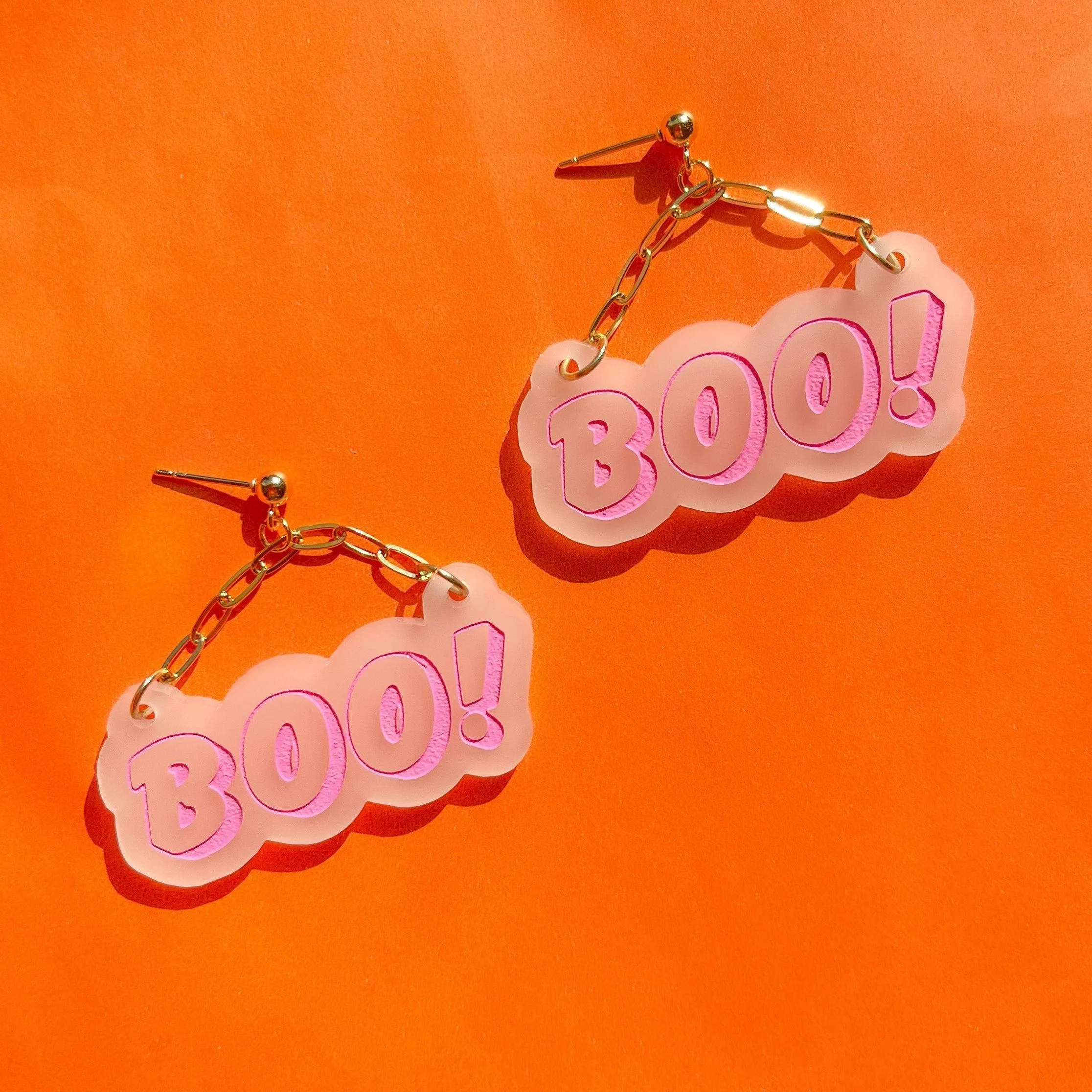 Boo! Glow-in-the-dark Earrings