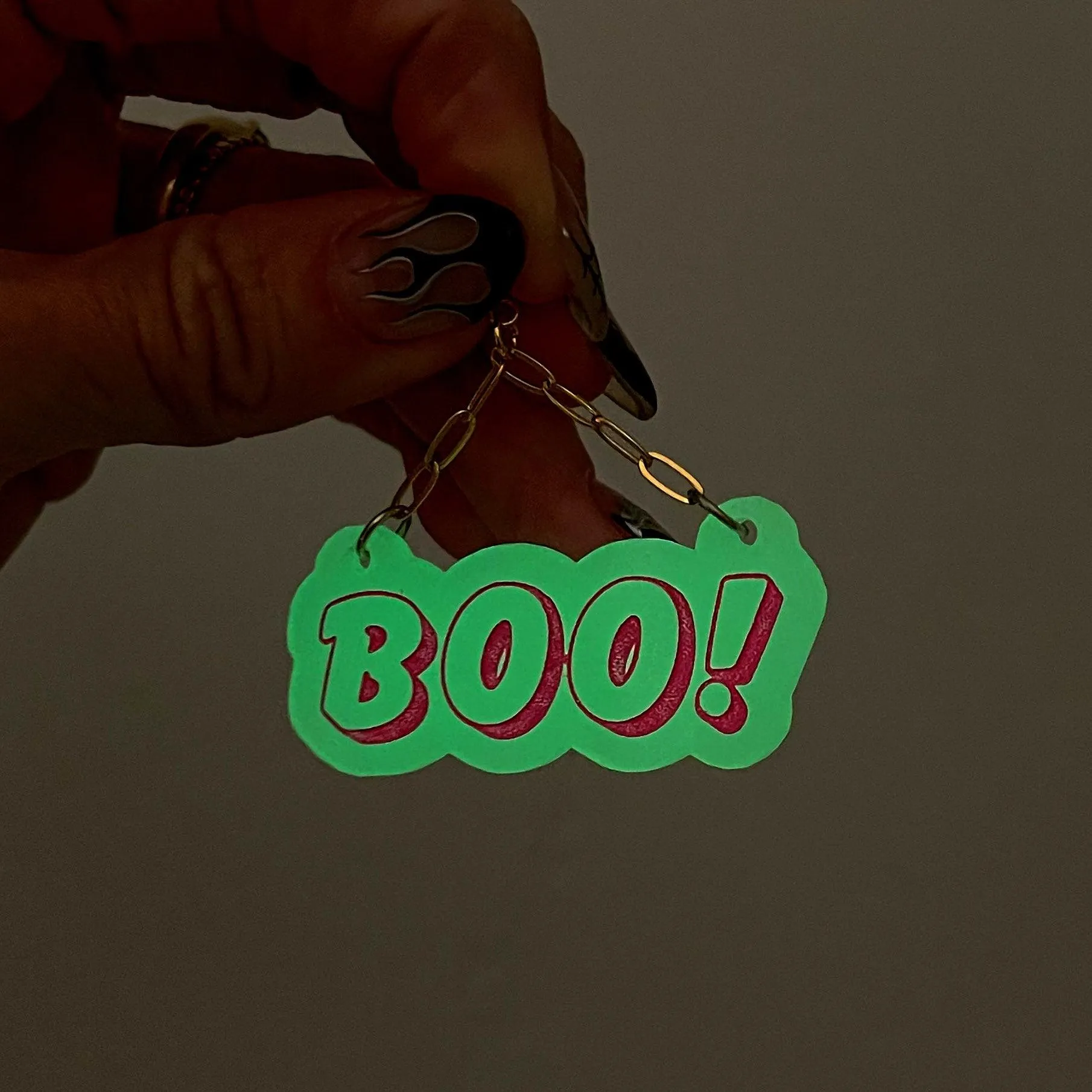 Boo! Glow-in-the-dark Earrings