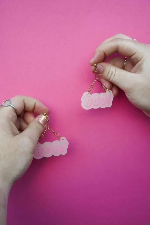 Boo! Glow-in-the-dark Earrings