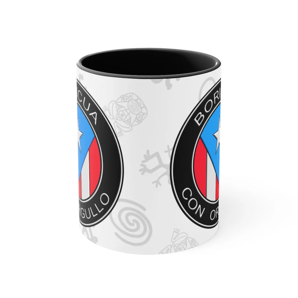 Boricua Con Orgullo - Accent Coffee Mug, 11oz