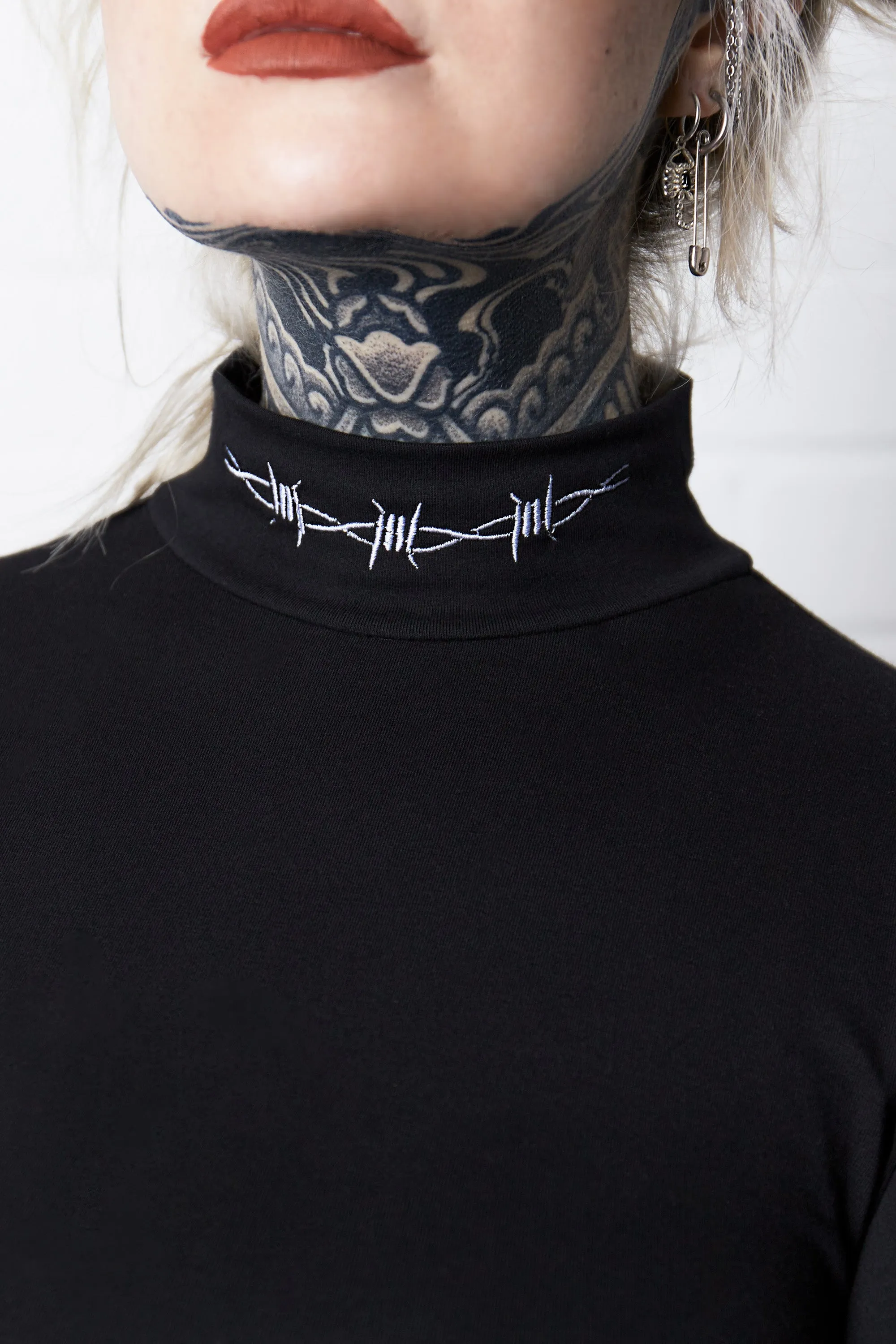 Bound High Neck Top