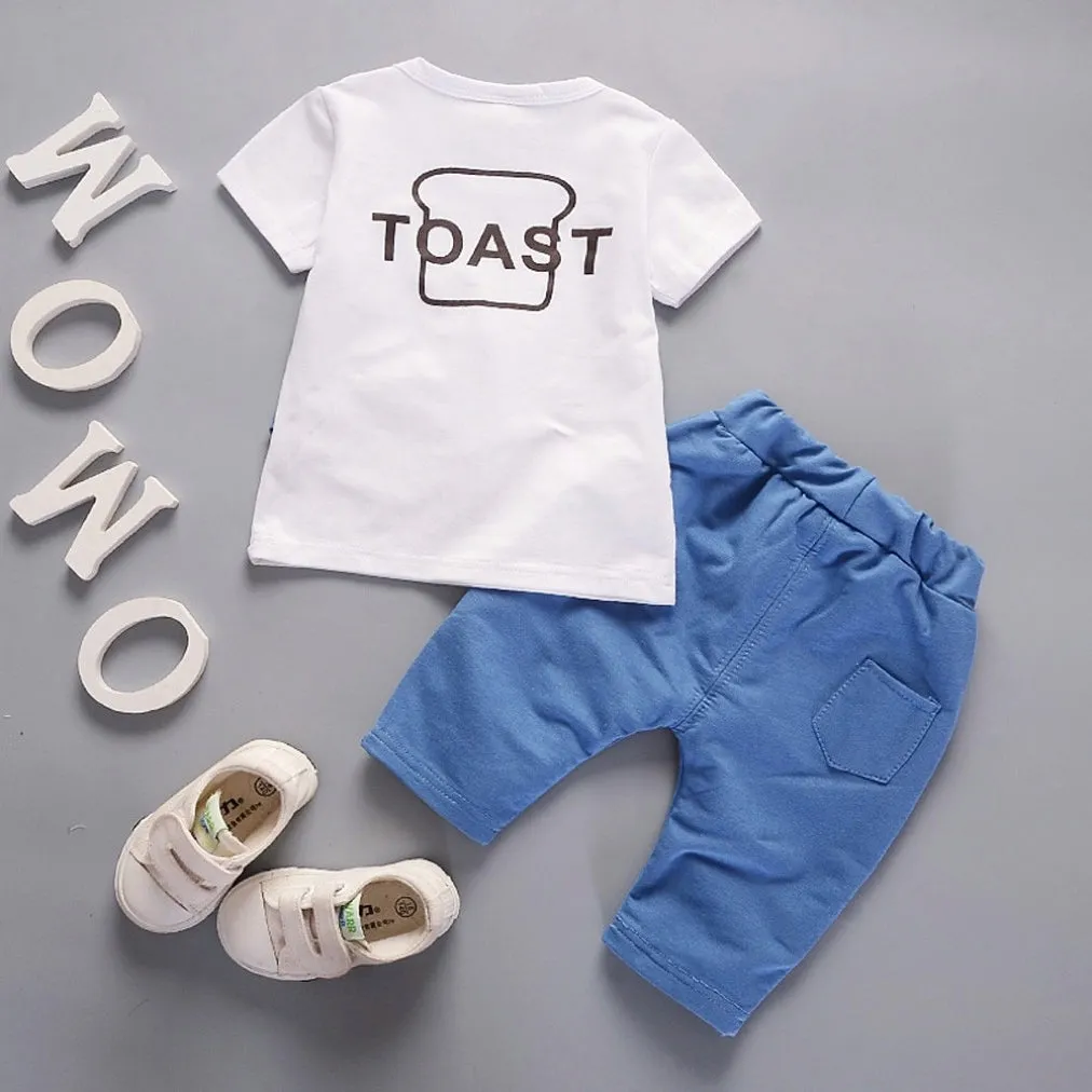 Boys Gentleman Soft Denim 2 Pcs Set