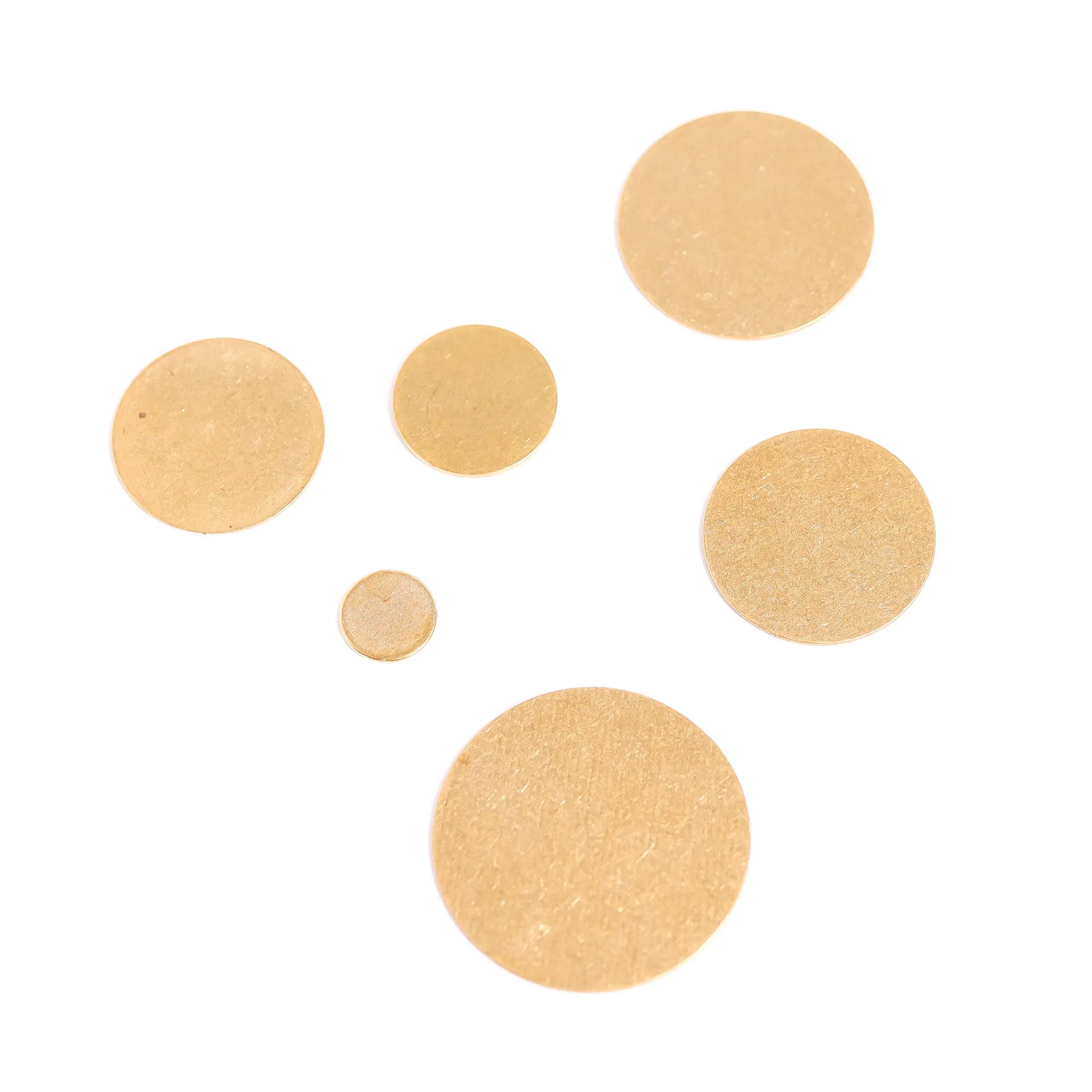 Brass Blank Round Disc / SBB0197