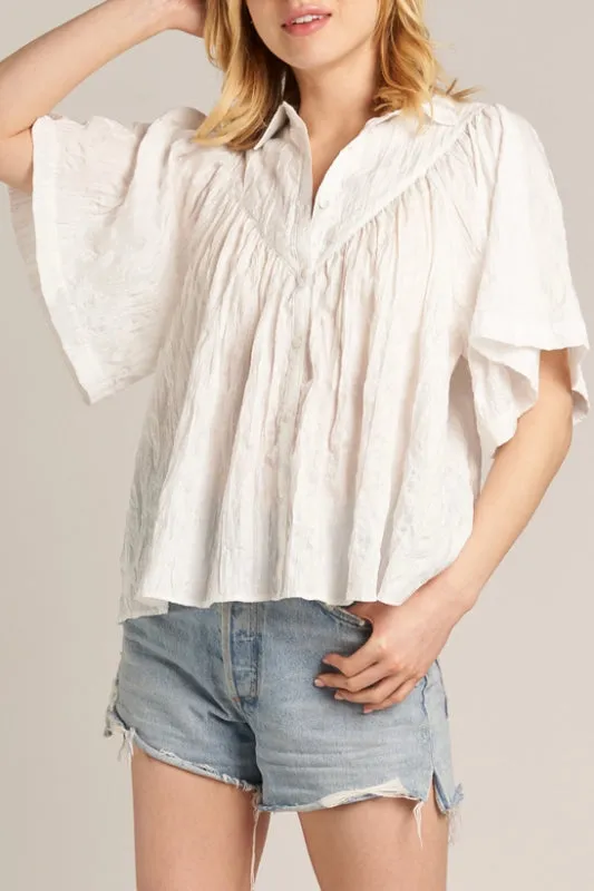 brenna top - white