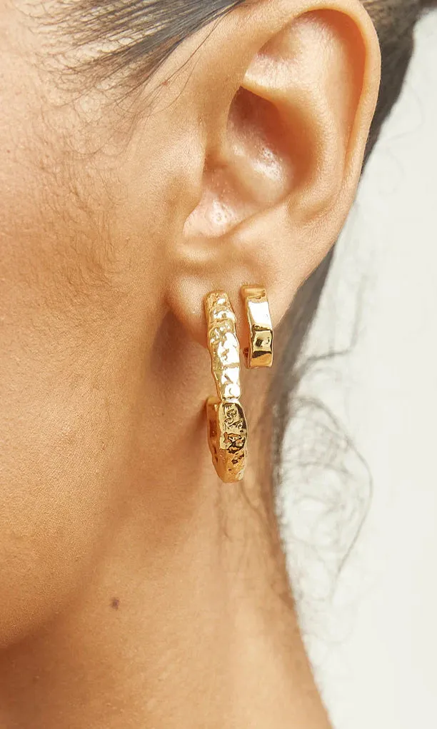 Brie Leon Frida Stud Hoop Earrings