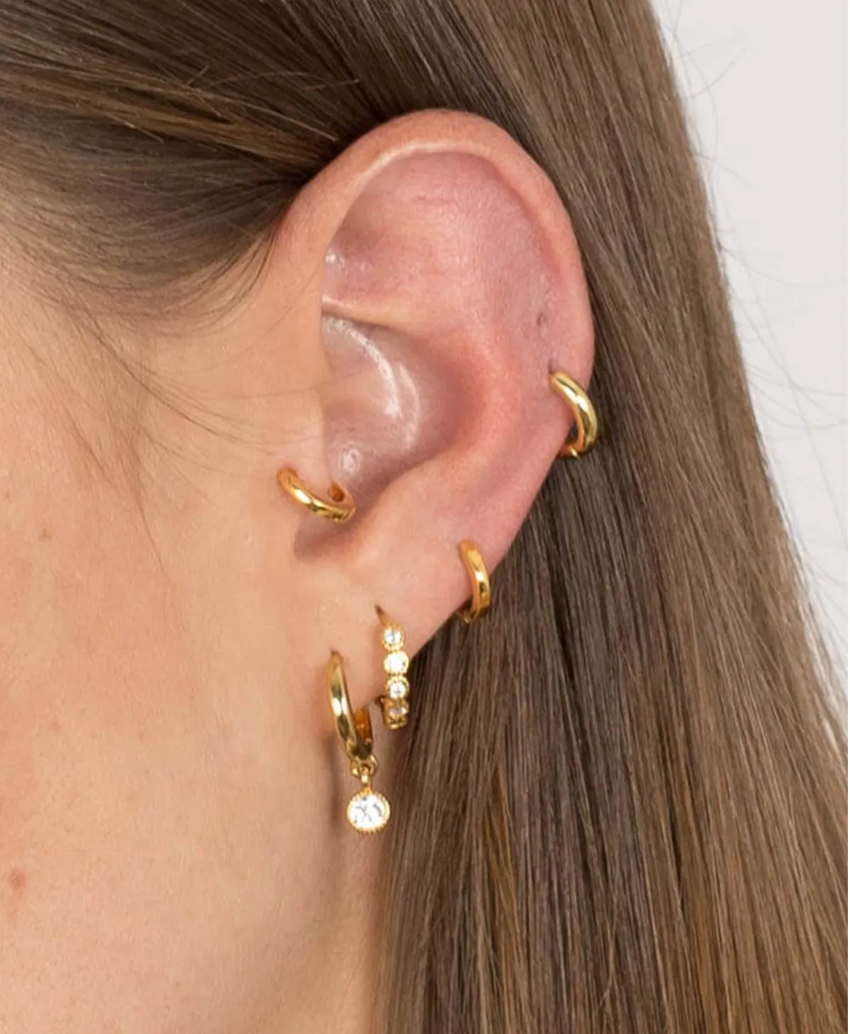 Brie Leon - Micro Sleeper Earring GOLD