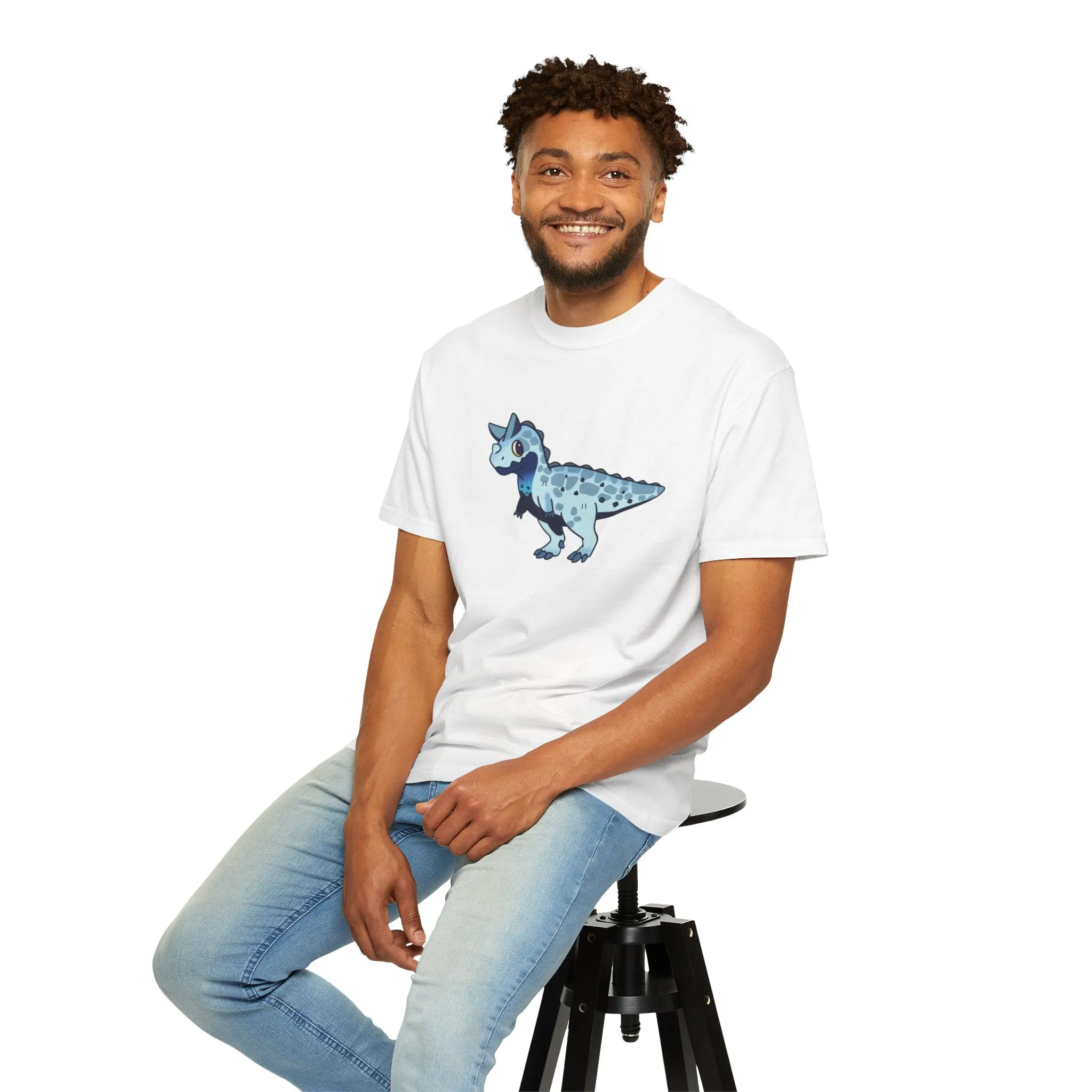 Bright Sky Carnotaurus with Plates T-Shirt