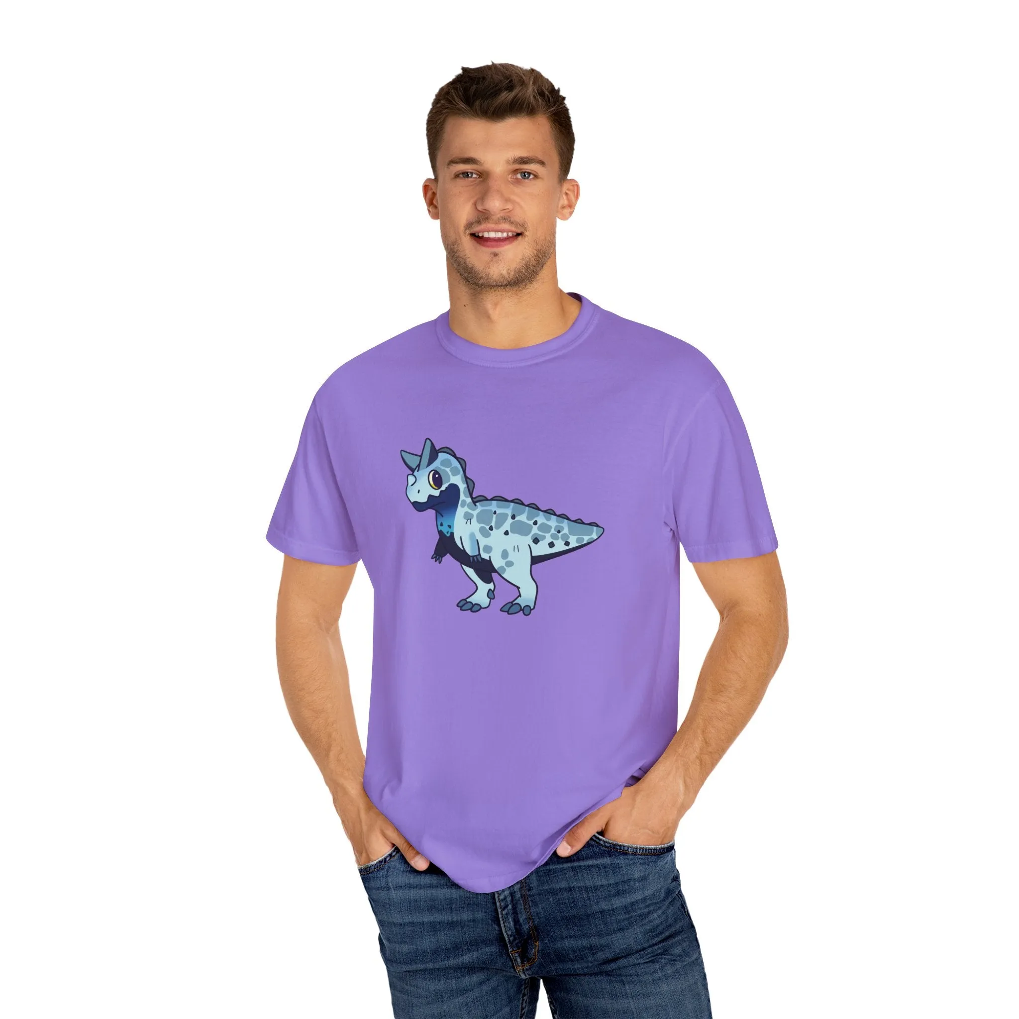 Bright Sky Carnotaurus with Plates T-Shirt