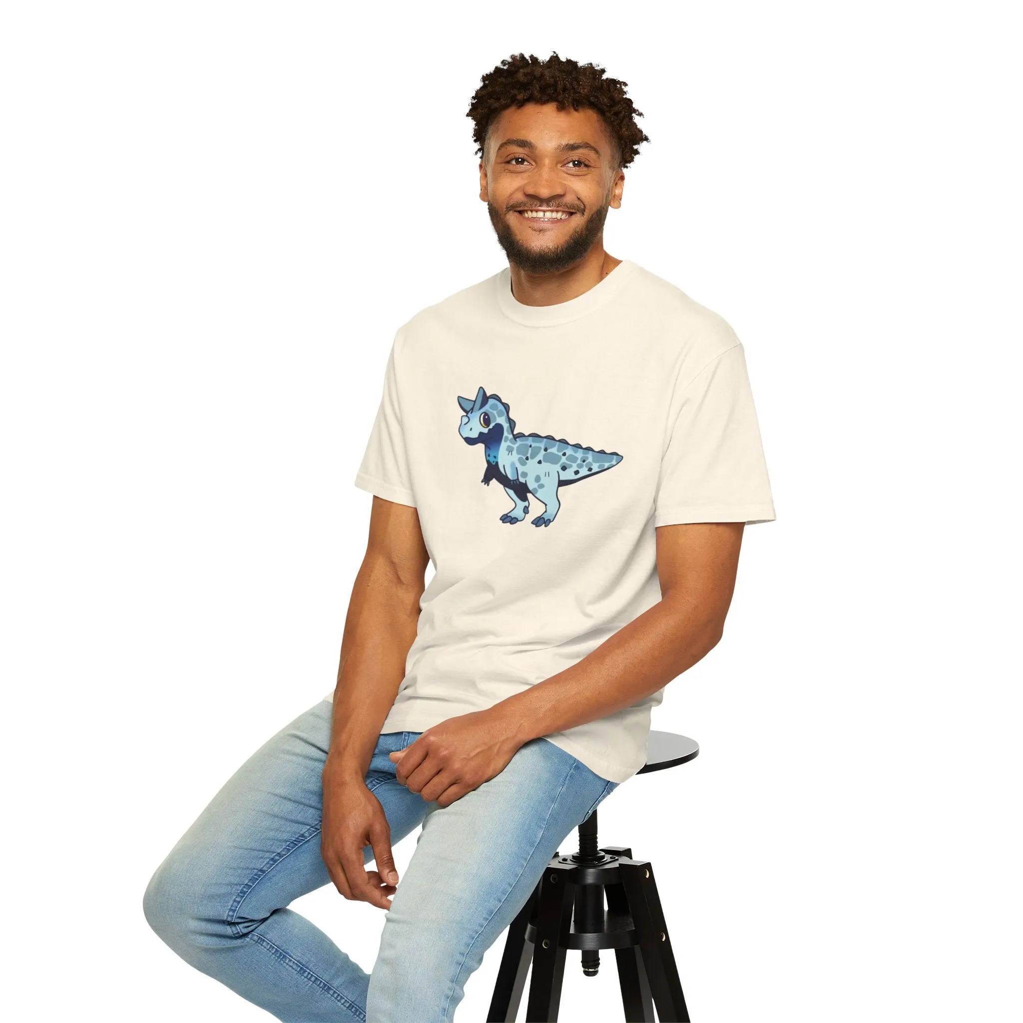 Bright Sky Carnotaurus with Plates T-Shirt