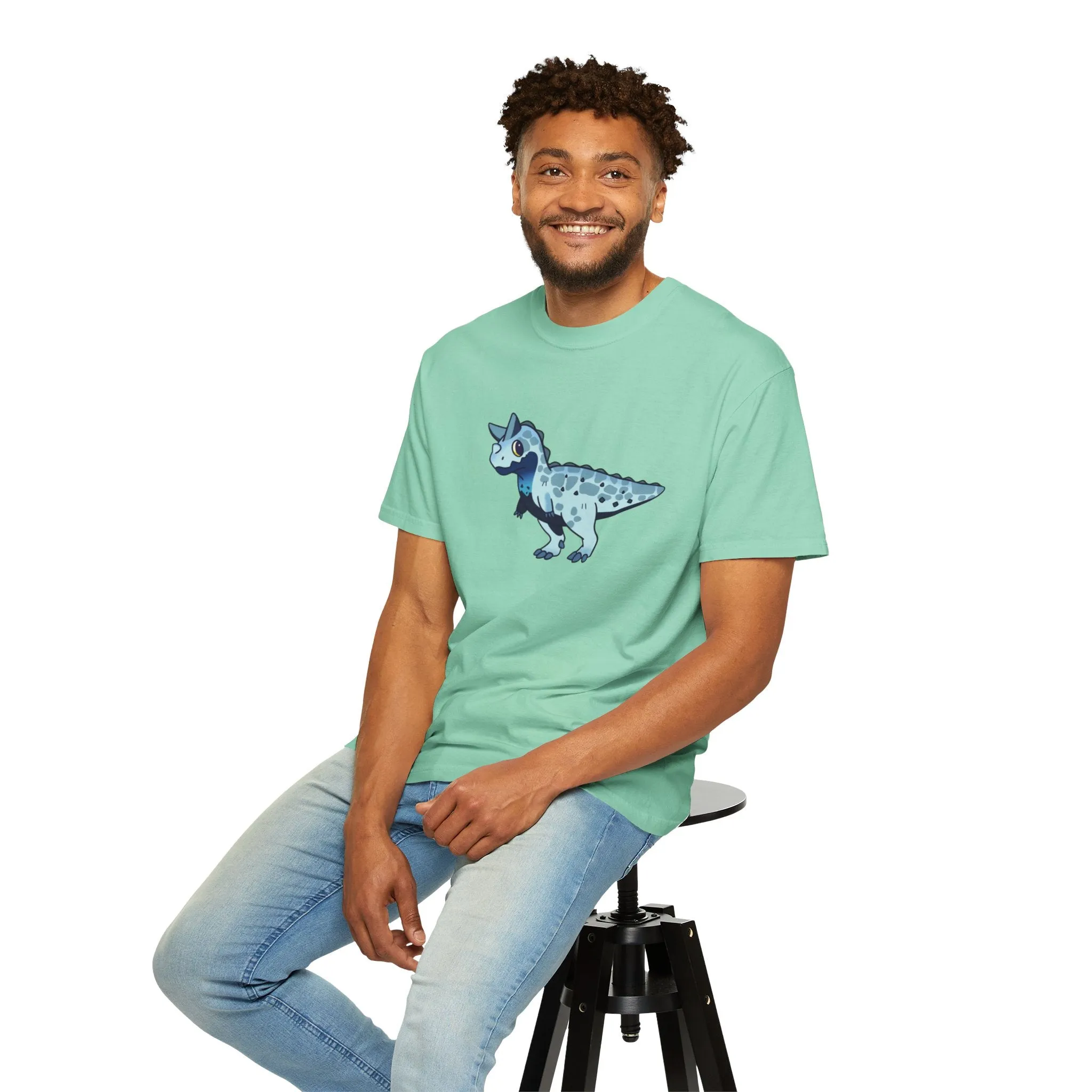 Bright Sky Carnotaurus with Plates T-Shirt