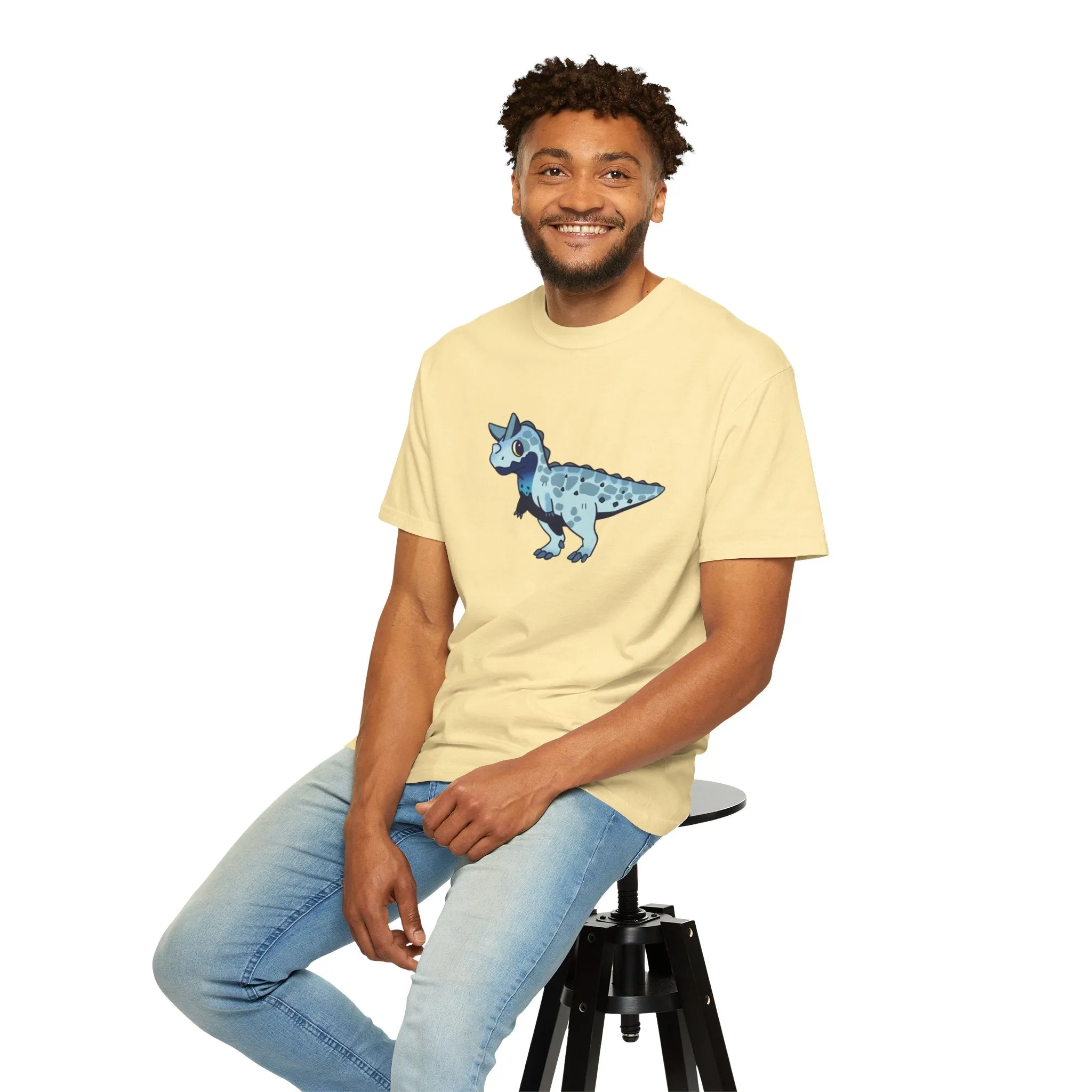 Bright Sky Carnotaurus with Plates T-Shirt