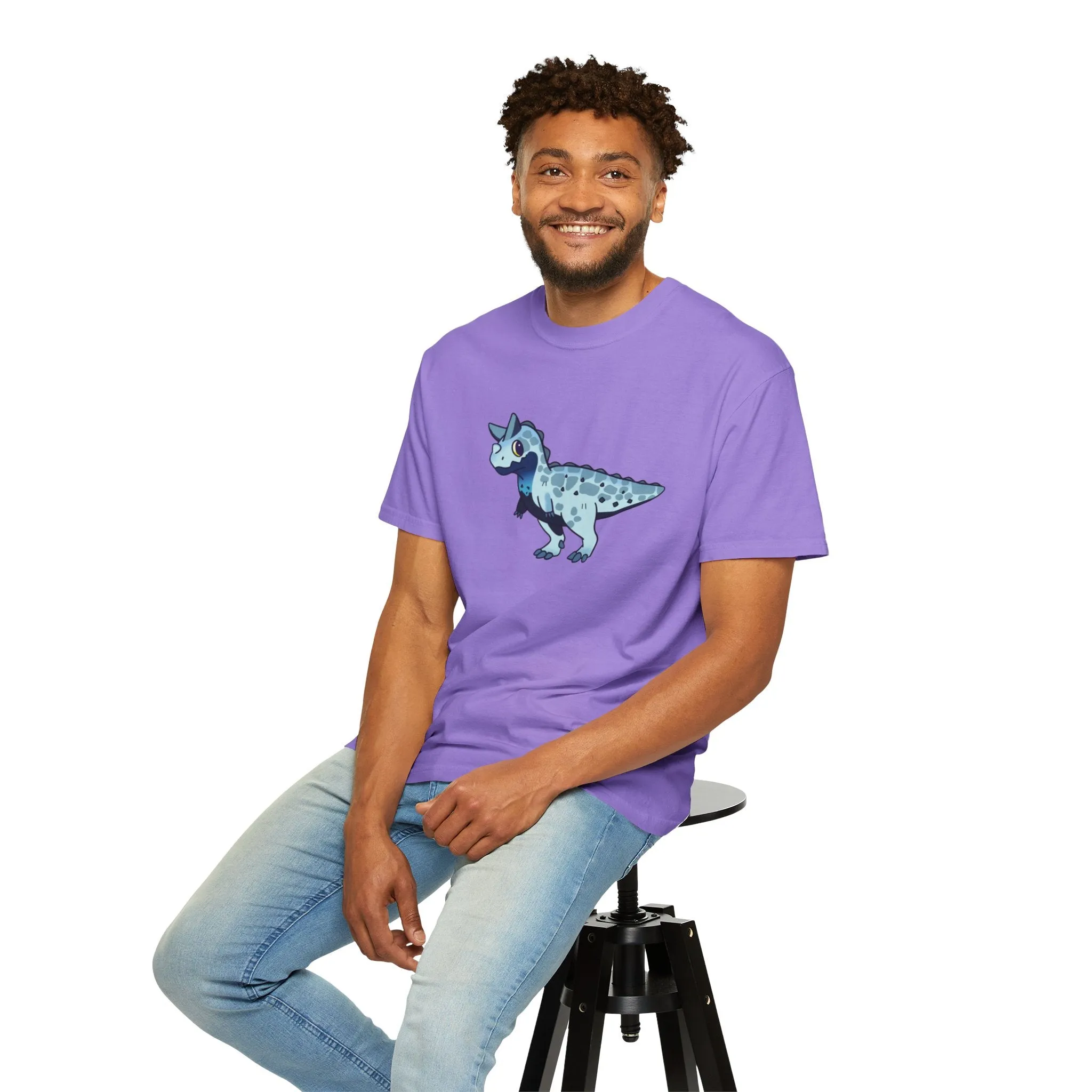 Bright Sky Carnotaurus with Plates T-Shirt